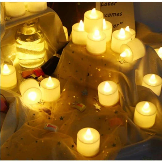 Conjunto de 10 Velas LED Eletrônicas